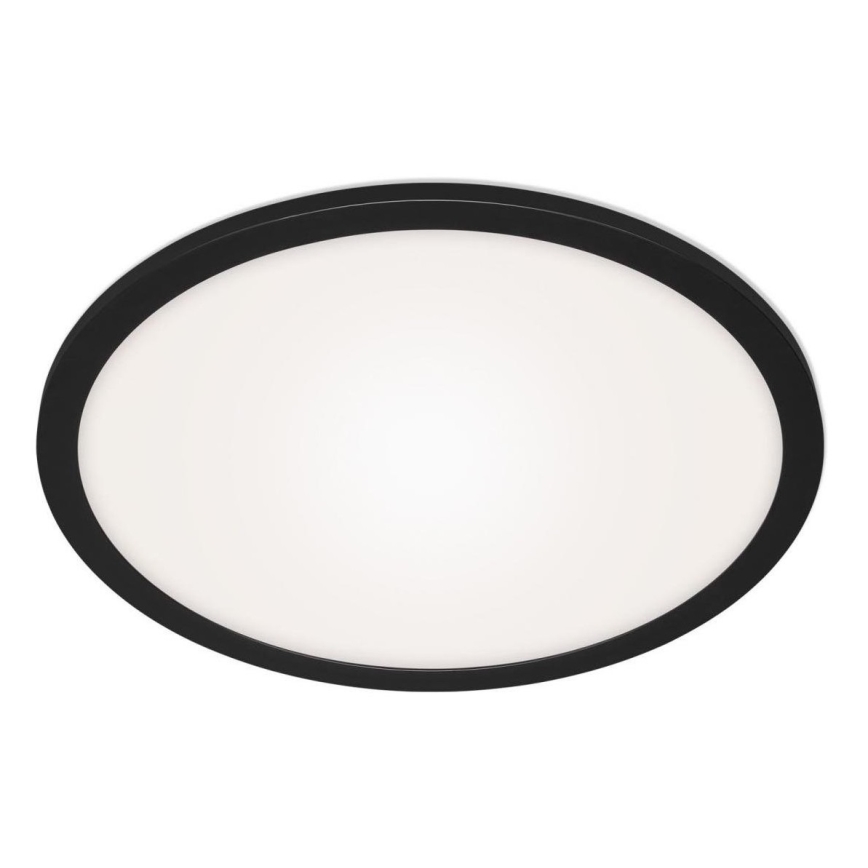 Briloner 7168-015 - LED Prigušiva plafonjera PIATTO LED/22W/230V 3000-6500K pr. 40 cm crno + Daljinski upravljač