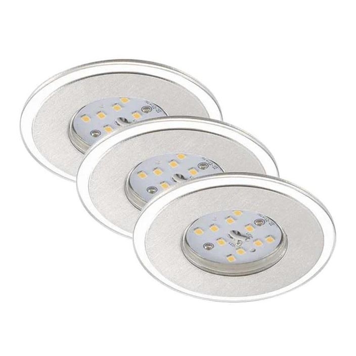 Briloner 7197-039 - komplet 3x LED prigušiva kupatilska ugradna stropna svetla LED/4,5W/230V IP44