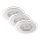 Briloner 7197-039 - komplet 3x LED prigušiva kupatilska ugradna stropna svetla LED/4,5W/230V IP44