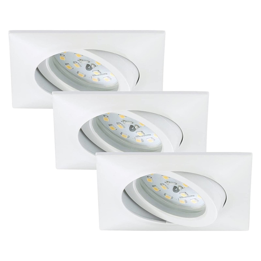 Briloner 7210-036 - Set 3x LED Ugradbena lampa za kupatilo ATTACH LED/5W/230V IP23 bela