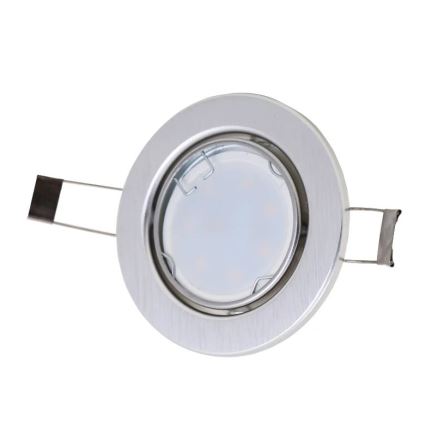 Briloner 7221-039 - Set 3x LED Ugradbena lampa za kupatilo 1xGU10/3W/230V IP23 srebrno