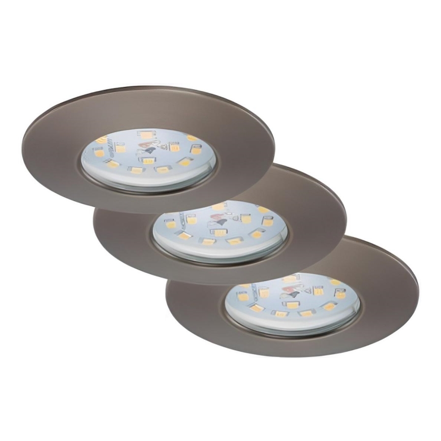 Briloner 7231-031- Set 3x LED Prigušiva ugradbena lampa za kupatilo LED/5,5W/230V IP44