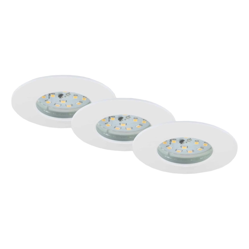 Briloner 7231-036 - Set 3x LED Prigušiva ugradbena lampa za kupatilo LED/5,5W/230V IP44