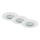 Briloner 7231-036 - Set 3x LED Prigušiva ugradbena lampa za kupatilo LED/5,5W/230V IP44