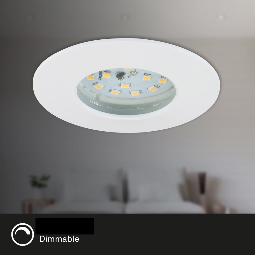 Briloner 7231-036 - Set 3x LED Prigušiva ugradbena lampa za kupatilo LED/5,5W/230V IP44