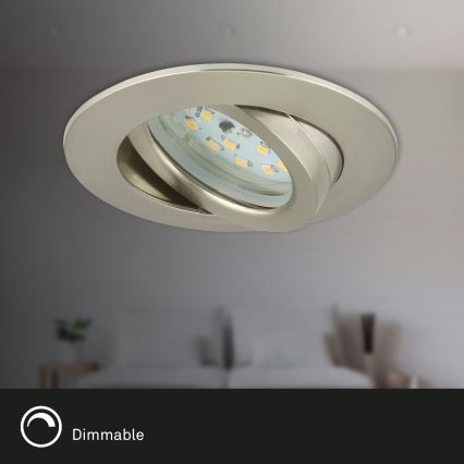Briloner 7232-032 - KOMPLET 3x LED prigušiva ugradna kupatilska svetiljka ATTACH LED/5,5W/230V IP23