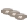 Briloner 7240-032 - SET 3x LED ugradnih plafonskih svetiljki za kupatilo ATTACH LED/1,8W/230V IP44 mat hrom