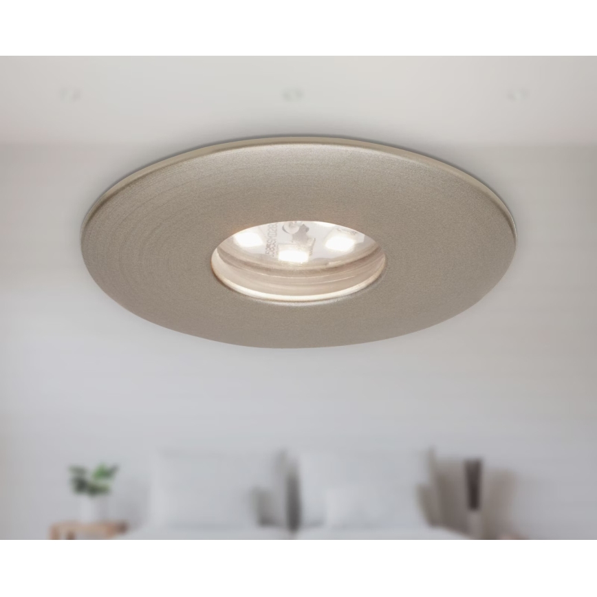 Briloner 7240-032 - Set 3x LED Ugradbena lampa za kupatilo ATTACH LED/1,8W/230V IP44 mat krom
