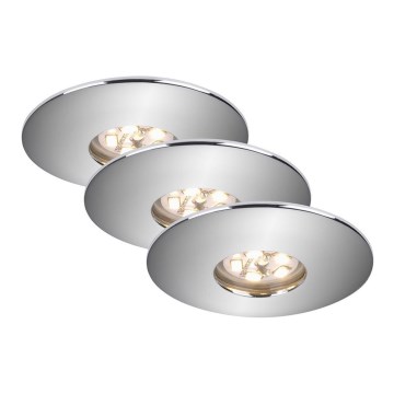 Briloner 7240-038 - Set 3x LED Ugradbena lampa za kupatilo ATTACH LED/1,8W/230V IP44