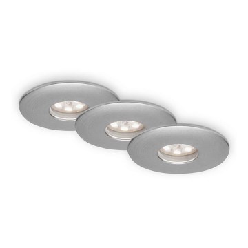 Briloner 7240-039 - Set 3x LED Ugradbena lampa za kupatilo LED/1,8W/230V IP44