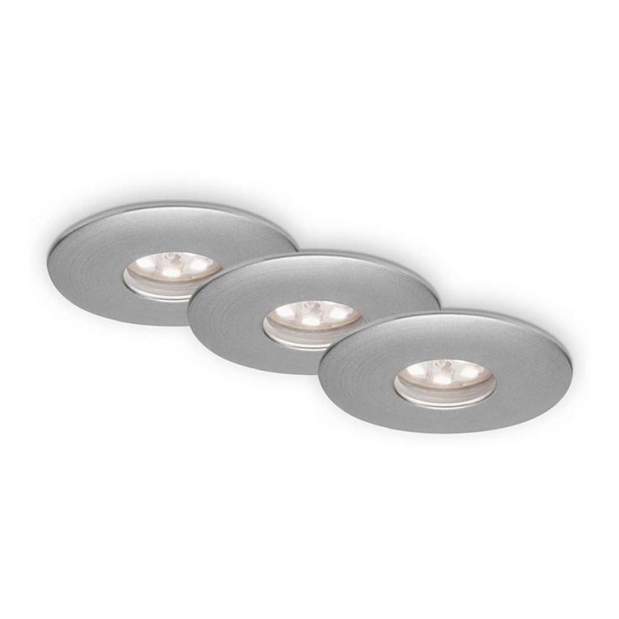 Briloner 7240-039 - Set 3x LED Ugradbena lampa za kupatilo LED/1,8W/230V IP44