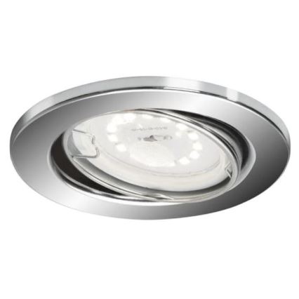 Briloner 7277-038 - Set 3x LED Prigušiva ugradbena lampa za kupatilo 1xGU10/5W/230V IP23