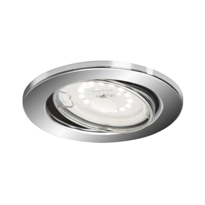 Briloner 7277-038 - Set 3x LED Prigušiva ugradbena lampa za kupatilo 1xGU10/5W/230V IP23