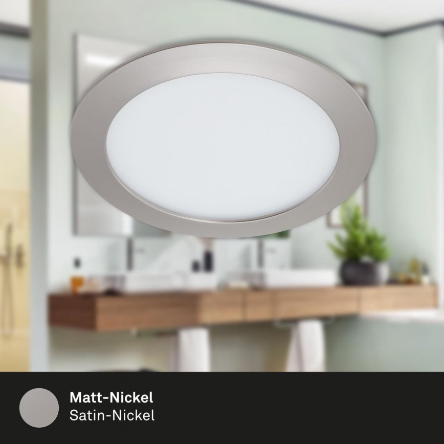 Briloner 7286-012 - LED Ugradbena lampa za kupatilo LED/12W/230V IP44