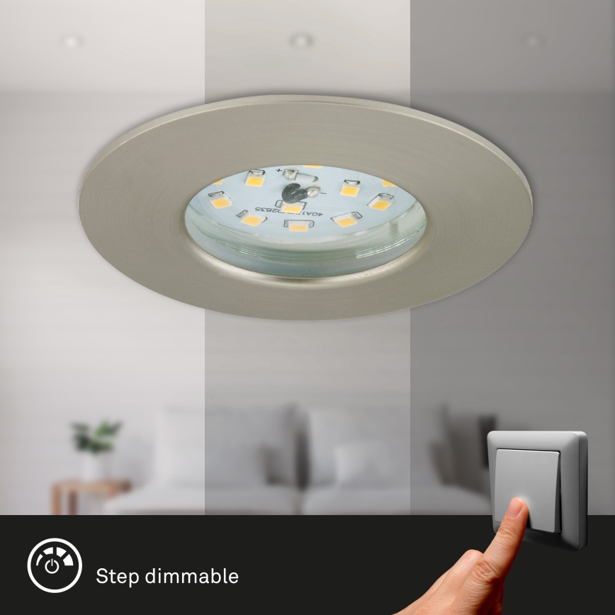 Briloner 7295-012 - LED Prigušiva ugradbena lampa za kupatilo ATTACH LED/6,5W/230V IP44