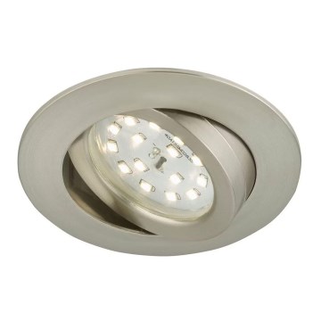 Briloner 7296-012 - LED Prigušiva ugradbena lampa za kupatilo ATTACH LED/6,5W/230V IP23 krom