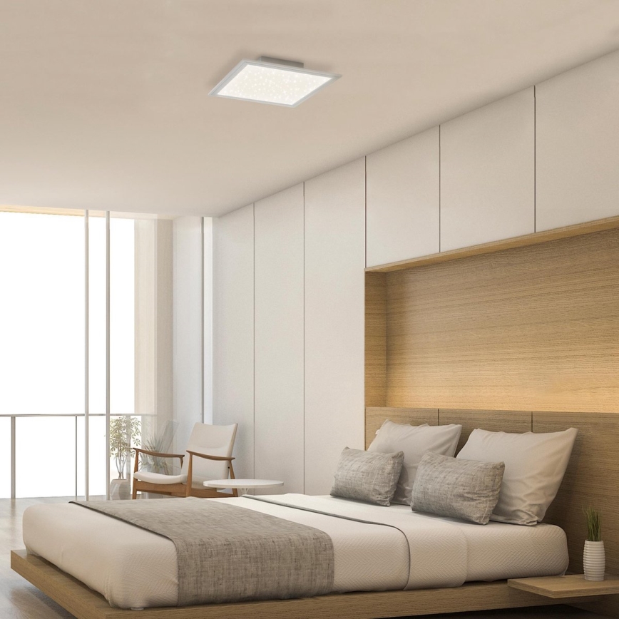 Briloner 7301-016 - LED Prigušiva plafonjera STARRY SKY LED/18W/230V 3000-6000K + Daljinski upravljač
