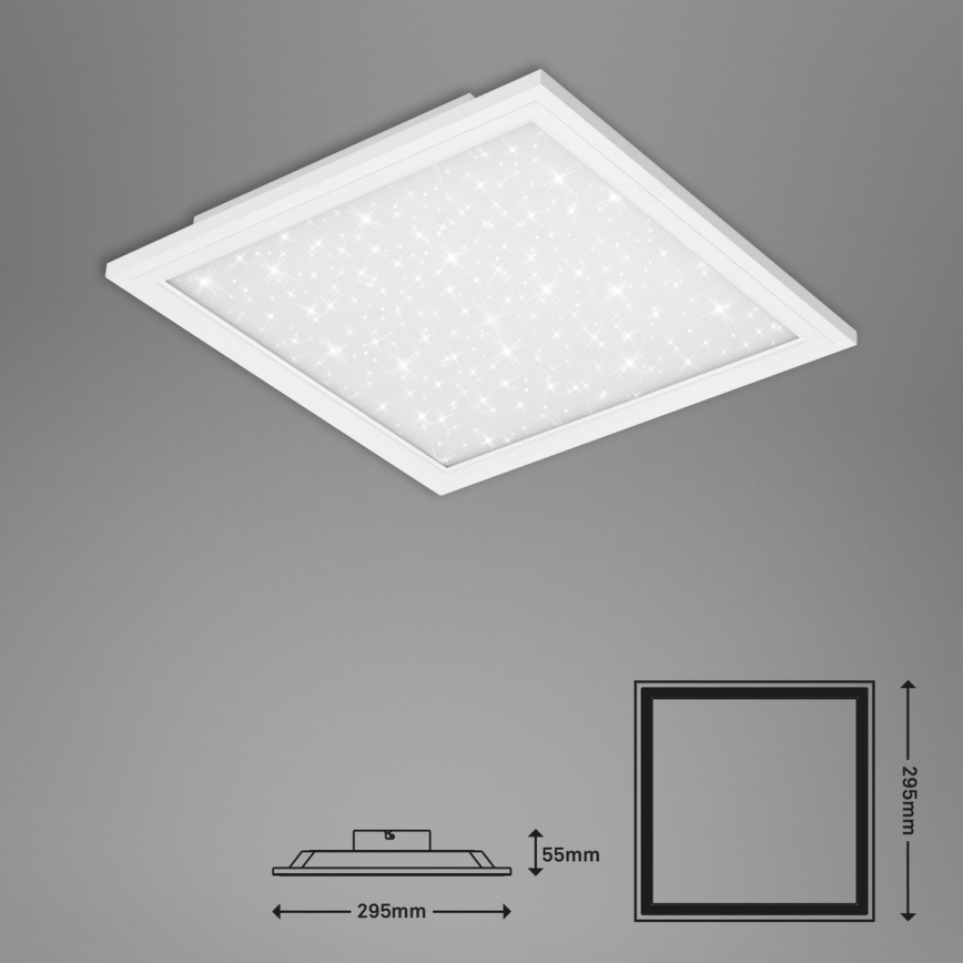 Briloner 7301-016 - LED Prigušiva plafonjera STARRY SKY LED/18W/230V 3000-6000K + Daljinski upravljač