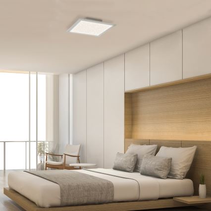 Briloner 7302-016 - LED Prigušiva plafonjera STARRY SKY LED/23W/230V 3000-6000K + Daljinski upravljač