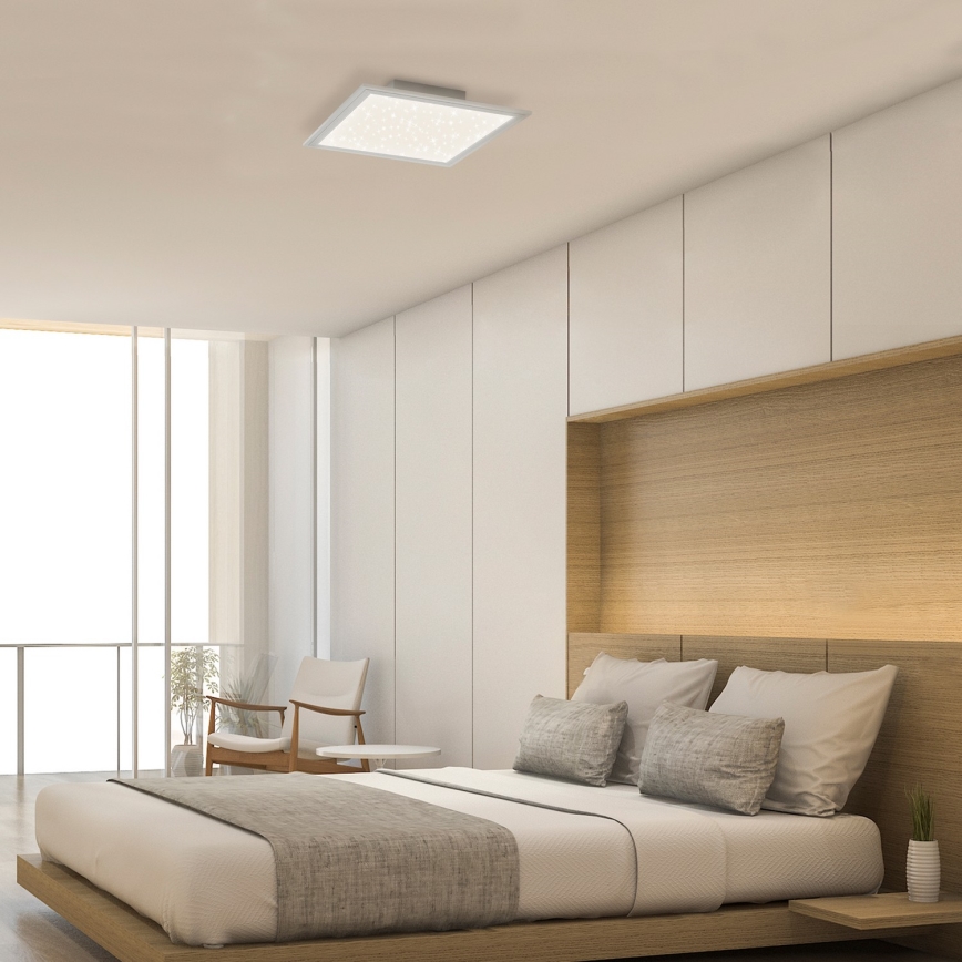 Briloner 7302-016 - LED Prigušiva plafonjera STARRY SKY LED/23W/230V 3000-6000K + Daljinski upravljač