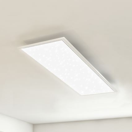 Briloner 7308-016 - LED Prigušiva plafonjera STARRY SKY LED/24W/230V 3000-6000K + Daljinski upravljač
