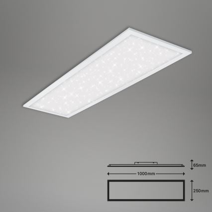 Briloner 7308-016 - LED Prigušiva plafonjera STARRY SKY LED/24W/230V 3000-6000K + Daljinski upravljač