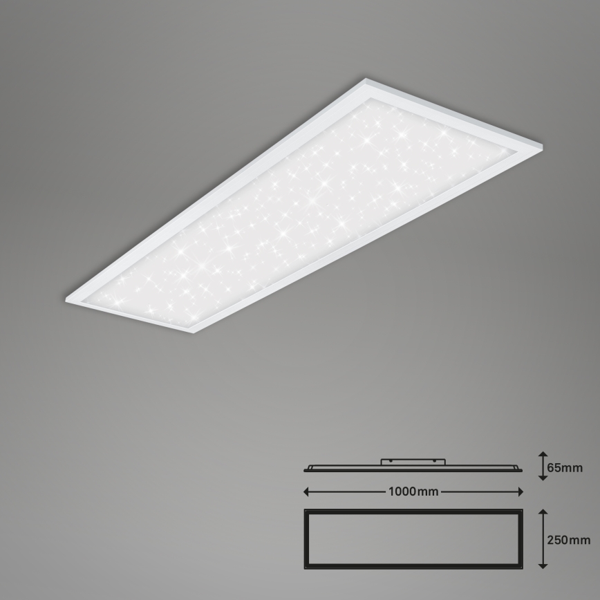 Briloner 7308-016 - LED Prigušiva plafonjera STARRY SKY LED/24W/230V 3000-6000K + Daljinski upravljač