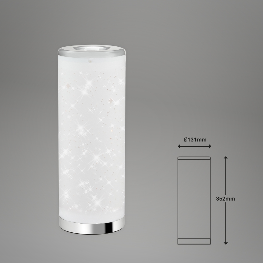 Briloner 7332-018 - LED Stona lampa STARRY SKY 1xGU10/5W/230V bela