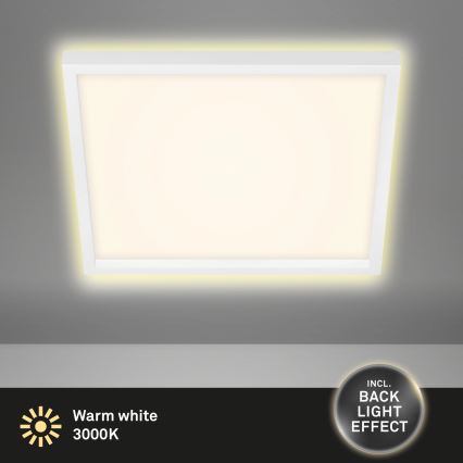 Briloner 7364-016 - LED Plafonjera CADRE LED/22W/230V 42,2x42,2 cm bela