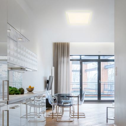 Briloner 7364-016 - LED stropna svetiljka CADRE LED/22W/230V 42,2x42,2 cm bela