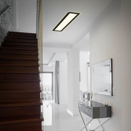 Briloner 7365-015 - LED Plafonjera CADRE LED/22W/230V 58,2x20,2 cm crno
