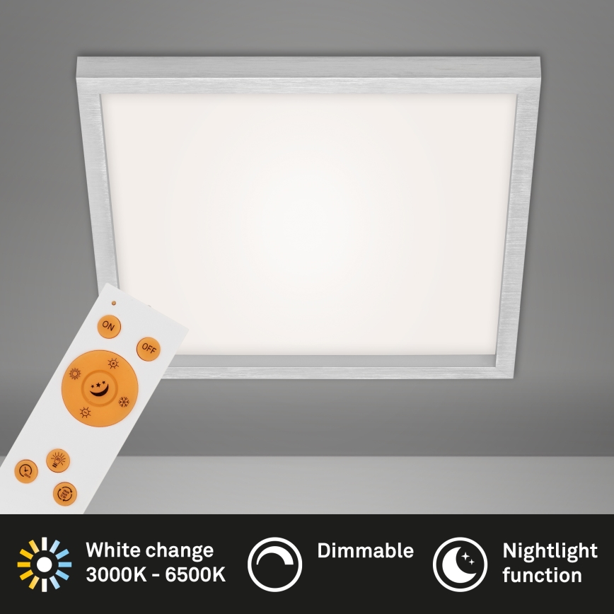 Briloner 7371-014 - LED prigušiva stropna svetiljka LED/24W/230V 3000-6500K + daljinsko upravljanje