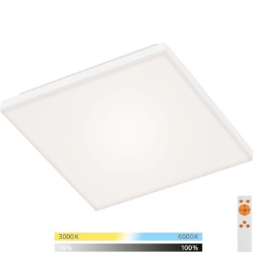 Briloner 7378-016 - LED Prigušivi panel LED/12W/230V 3000/4000/6500K + Daljinski upravljač