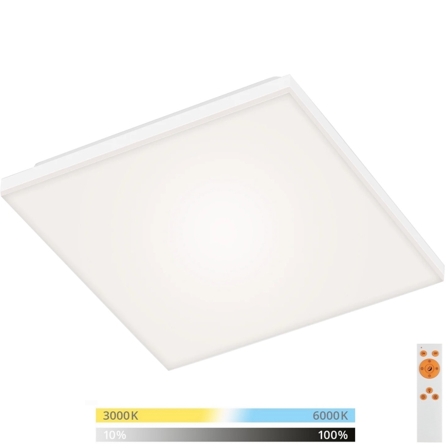 Briloner 7378-016 - LED Prigušivi panel LED/12W/230V 3000/4000/6500K + Daljinski upravljač