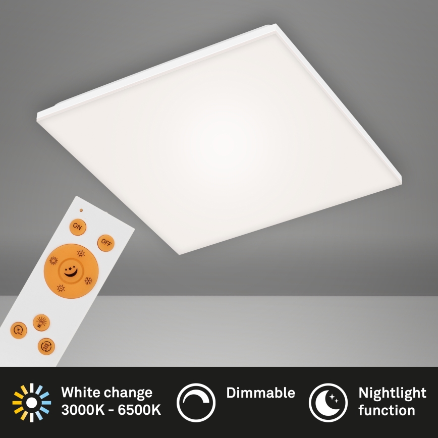 Briloner 7378-116 - LED Prigušiva plafonjera FRAMELESS LED/24W/230V 3000-6500K + Daljinski upravljač