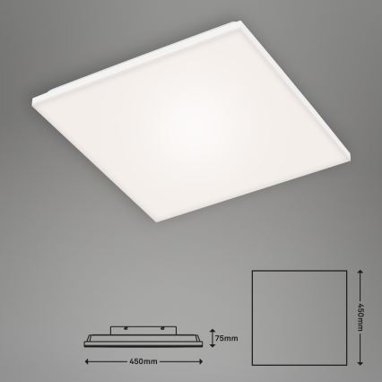 Briloner 7378-116 - LED Prigušiva plafonjera FRAMELESS LED/24W/230V 3000-6500K + Daljinski upravljač