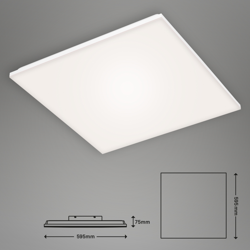 Briloner 7378216 - LED Prigušivi panel LED/38W/230V 3000-6500K + Daljinski upravljač