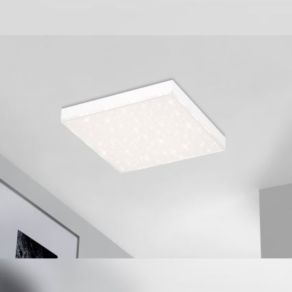 Briloner 7381-016 - LED Prigušiva plafonjera STARRY SKY LED/15W/230V 3000-6500K + Daljinski upravljač