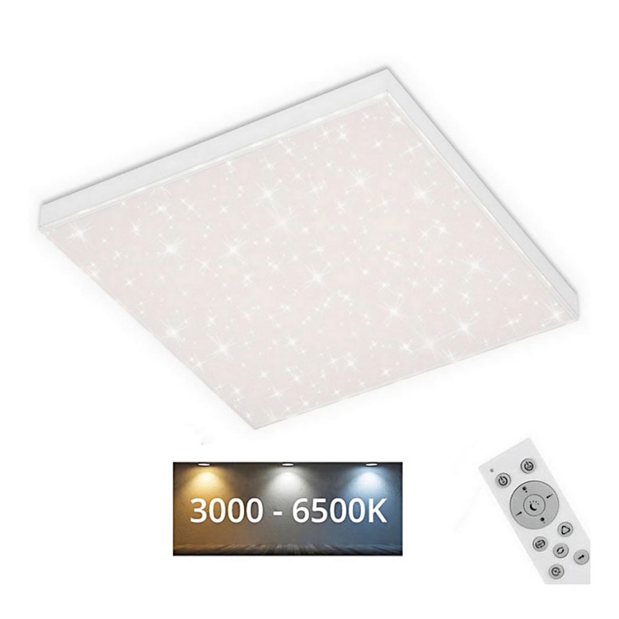 Briloner 7381-116 - LED Prigušiva plafonjera STARRY SKY LED/24W/230V 3000-6500K + Daljinski upravljač