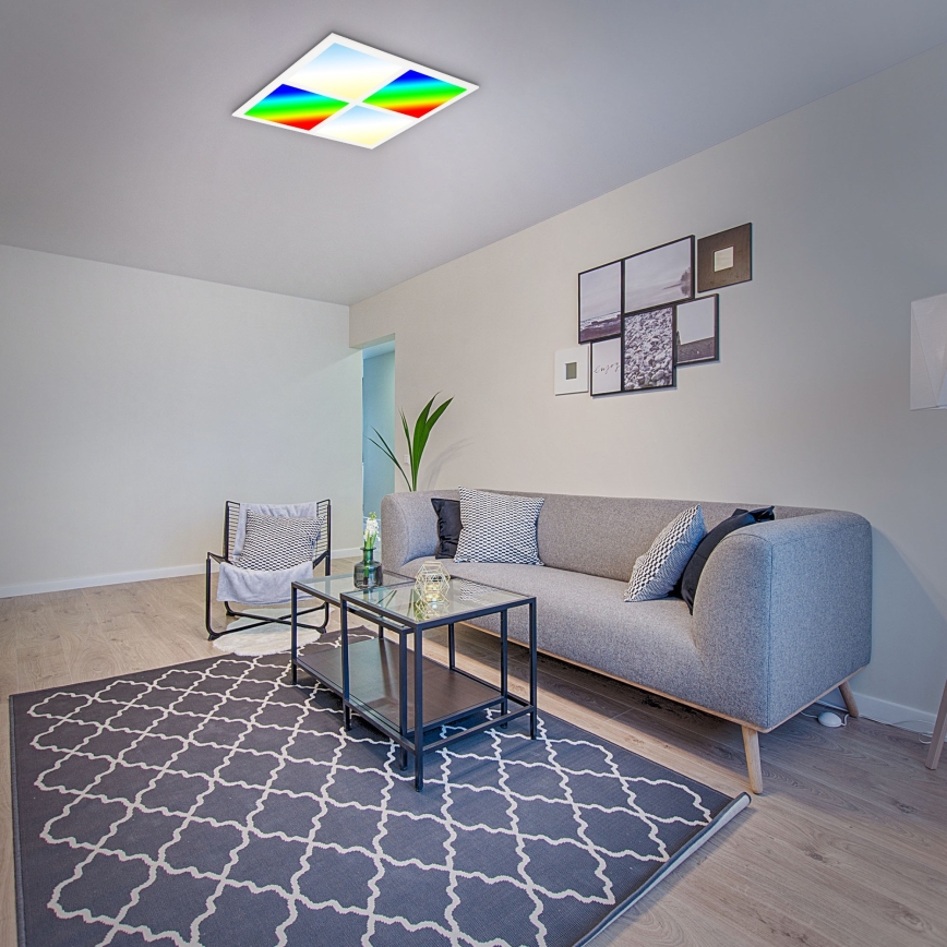 Briloner 7387-016 - LED RGBW prigušiva stropna svetiljka LED/24W/230V 3000-6500K + daljinski upravljač