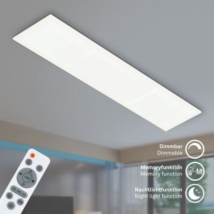 Briloner 7388-016 - LED RGBW Prigušiva plafonjera LED/24W/230V 3000-6500K + Daljinski upravljač
