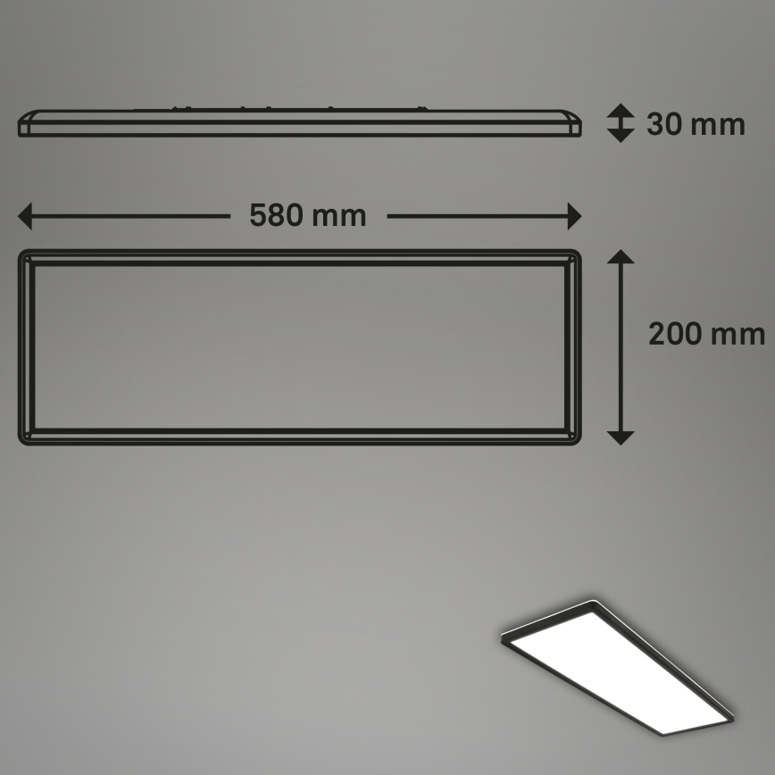 Briloner 7402-415 - LED Plafonjera SLIM LED/22W/230V