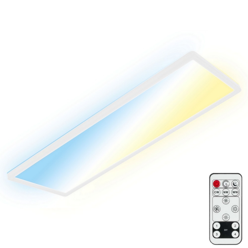 Briloner 7403-016 - LED prigušiva stropna svetiljka SLIM LED/23W/230V 2700-6500K + daljinski upravljač