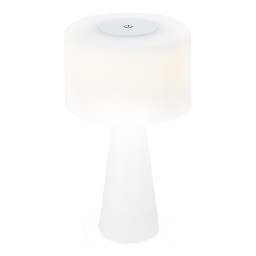Briloner 7420016 - LED Prigušiva punjiva dodirna vanjska stona lampa LED/4W/5V IP44 3000K bela