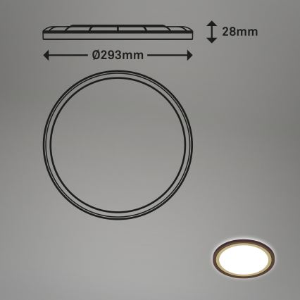 Briloner 7454-417 - LED Plafonjera DECO LED/18W/230V