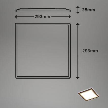 Briloner 7457-417 - LED Plafonjera DECO LED/18W/230V