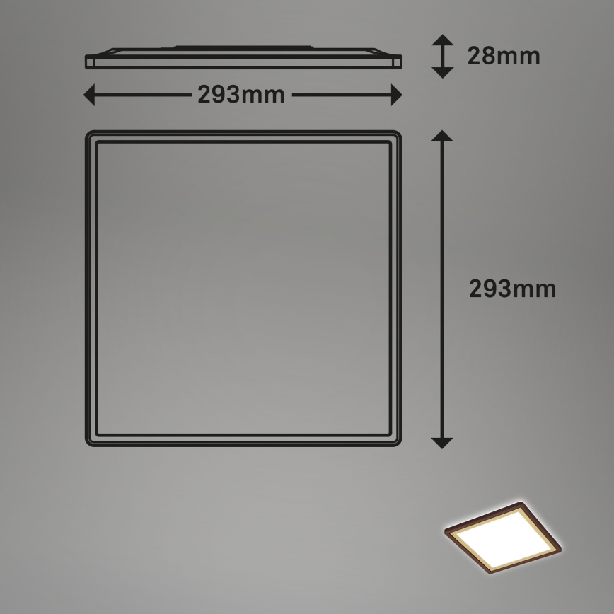 Briloner 7457-417 - LED Plafonjera DECO LED/18W/230V