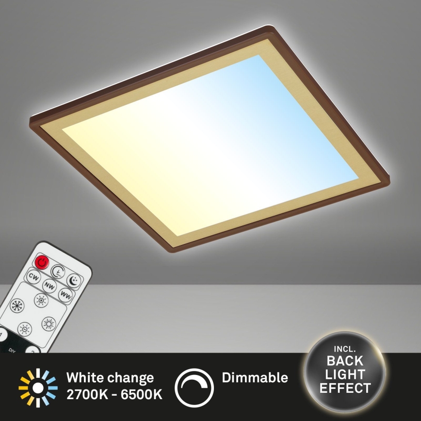 Briloner 7459-417 - LED Prigušiva plafonjera DECO LED/24W/230V 2700-6500K + Daljinski upravljač