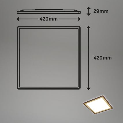 Briloner 7459-417 - LED Prigušiva plafonjera DECO LED/24W/230V 2700-6500K + Daljinski upravljač