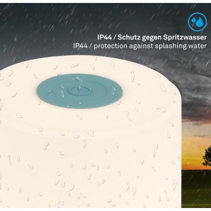 Briloner 7461010 - LED Prigušiva punjiva vanjska stona lampa LED/2W/5V IP44 plava